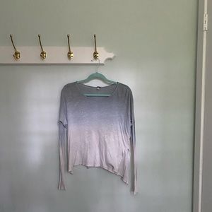 Free People ombré long sleeve top